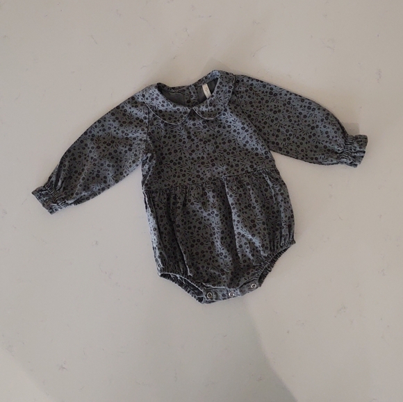 Rylee + Cru | Cora Romper Indigo Meadow - Picture 5 of 7